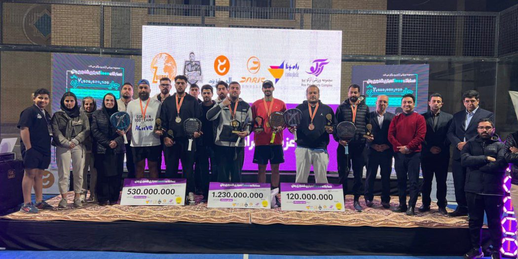 قهرمانی سوری و زارعیان در مسابقات ۱۰۰۰ امتیازی پدل آقایان یزد